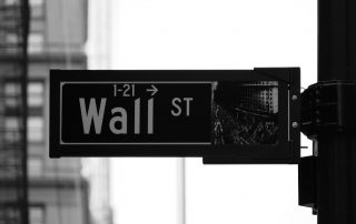 Wall street sign