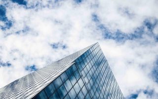 Skyscraper and blue sky